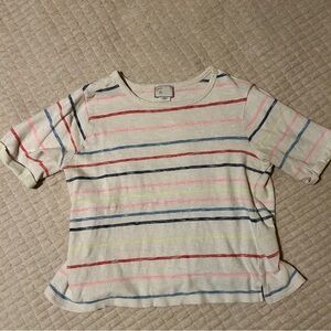 Anthropologie Postmark Striped T-Shirt